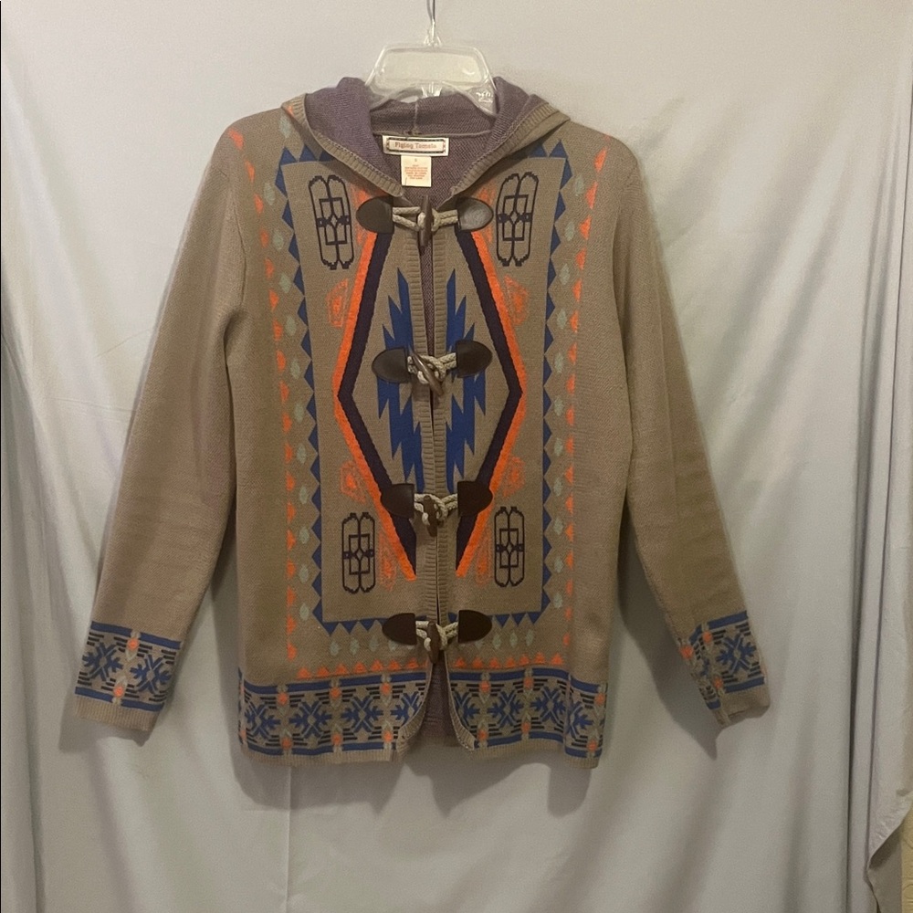 Flying Tomato Multicolor Knit Cardigan